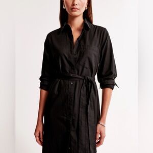 Abercrombie & Fitch Black Shirt Dress